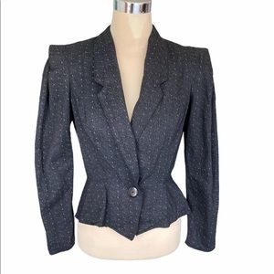 Vintage Byer Too! Cotton Blazer Jacket Blouse